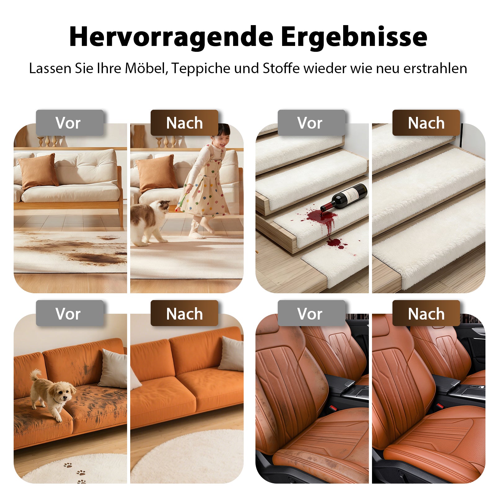 Grenintol C1 Teppichreinigungsgerät 25000pa Waschsauger,Fleckentferner,Teppichreiniger,Polsterreiniger Gerät