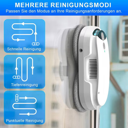 GRENINTOL Fensterputzroboter Automatischer 3800PA,Fenstersauger mit Water Tank