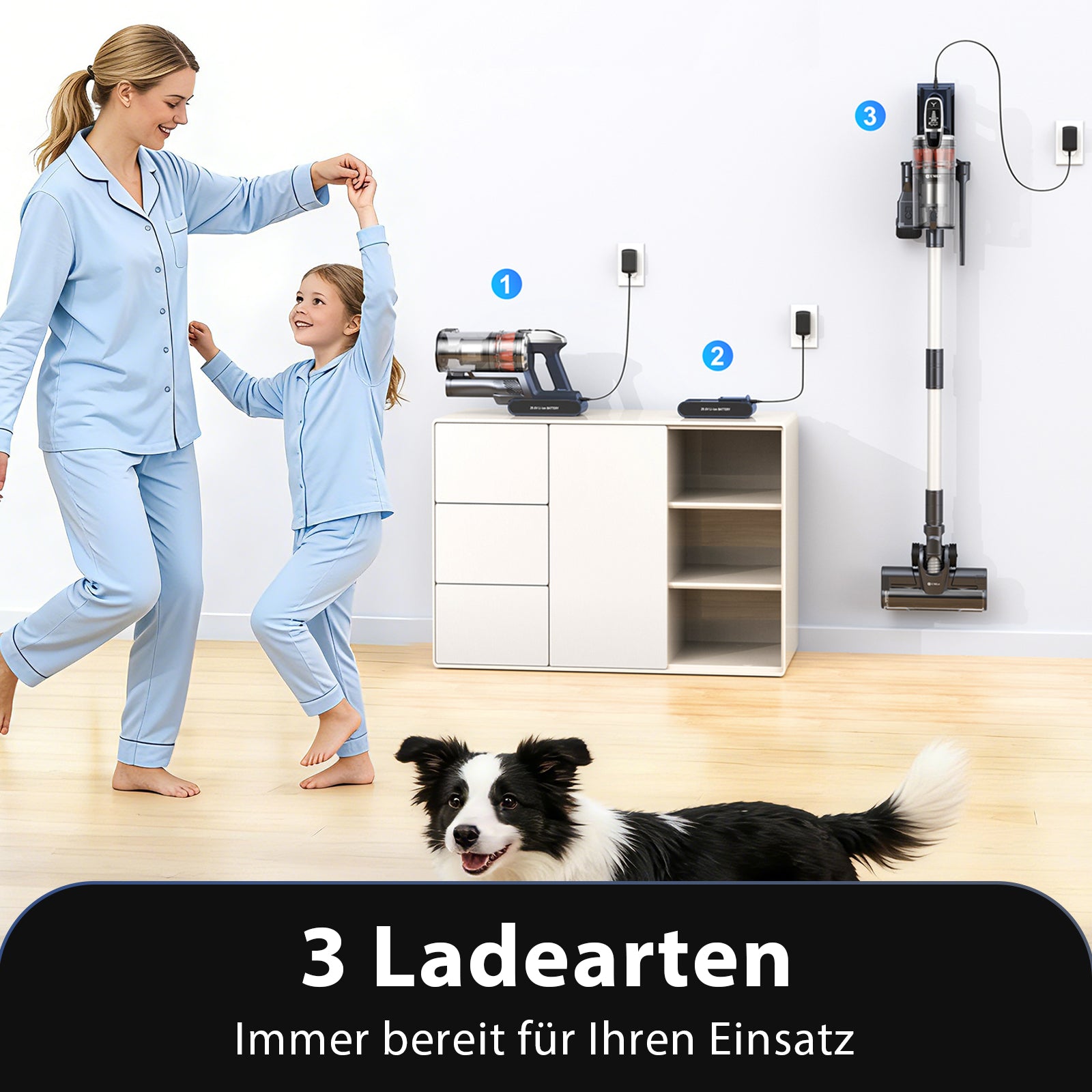 Grenintol Akku-Hand-und Stielstaubsauger 85000Pa Akku Staubsauger,Akku Handstaubsauger,Akkusauger Kabelloser