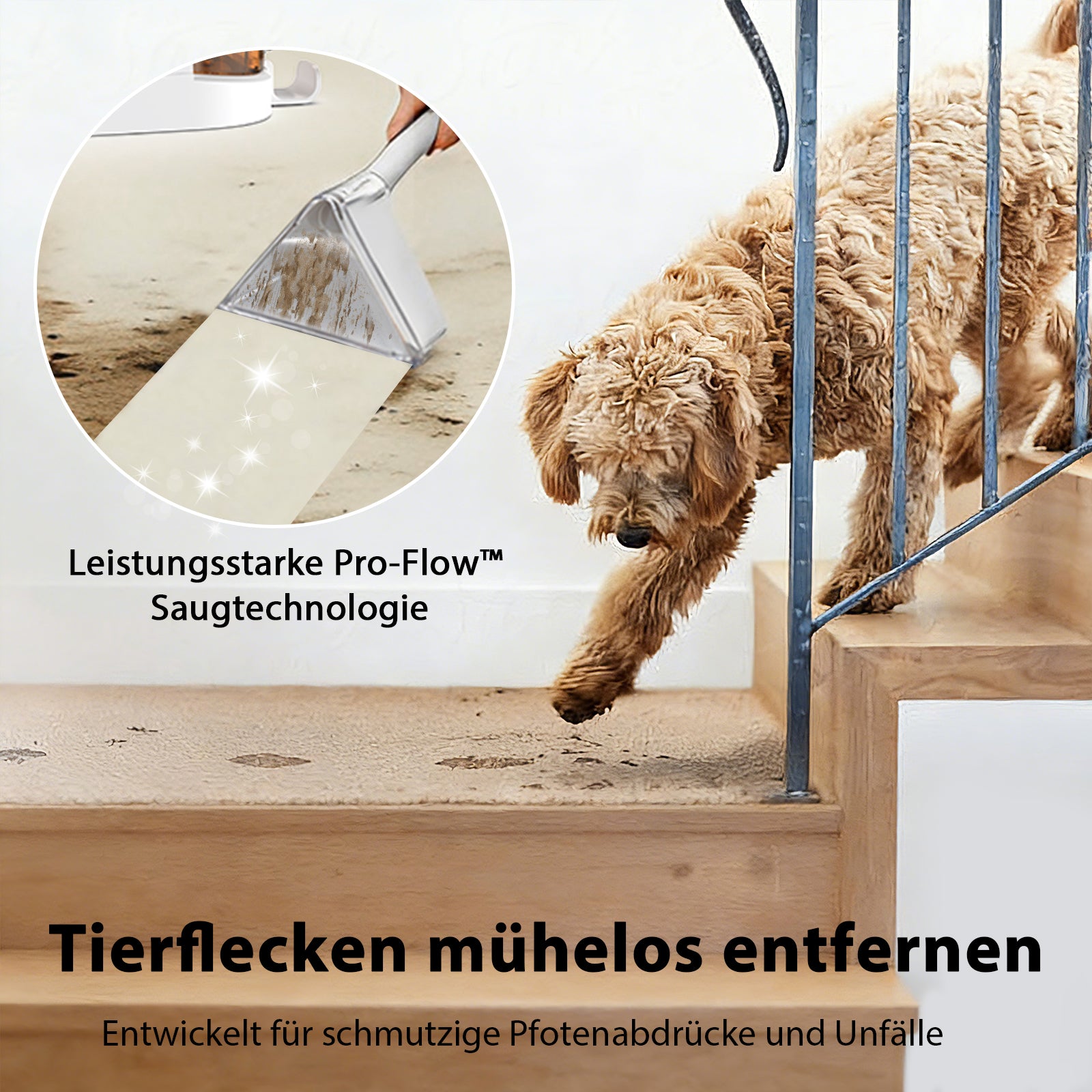 Grenintol C1 Teppichreinigungsgerät 25000pa Waschsauger,Fleckentferner,Teppichreiniger,Polsterreiniger Gerät