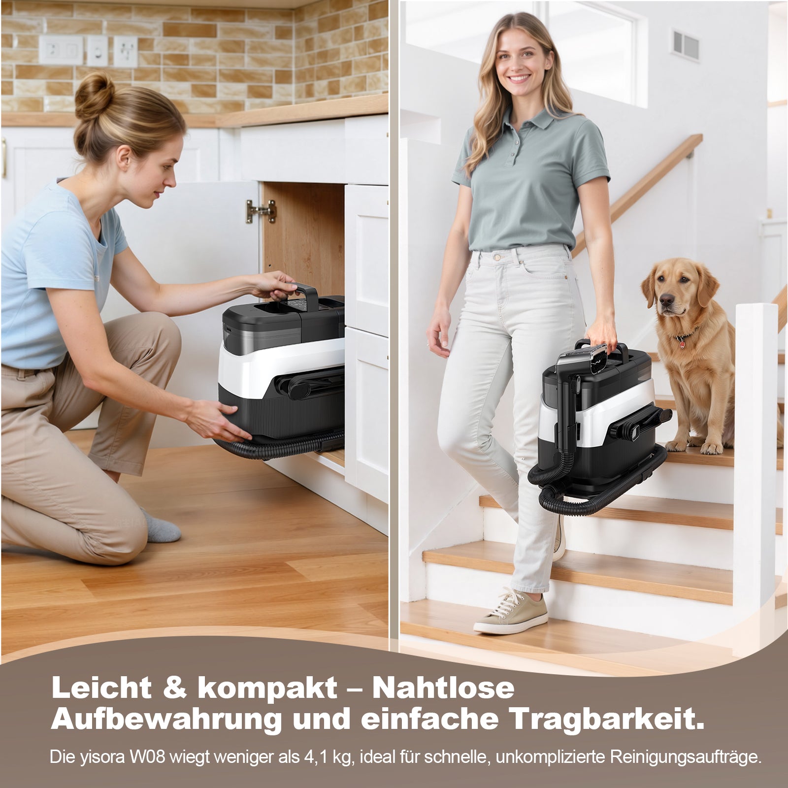 GRENINTOL Teppichreinigungsgerät,Waschsauger,Teppichreiniger,Polsterreiniger Gerät mit Dampferhitzung